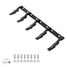 Bucket Tooth Bar, 46 in Heavy Duty 5 Teeth Tractor Bucket Bar for Loader Tractor Loader Skidsteer, 4560 lbs Load Capacity