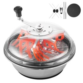 Bud Leaf Bowl Trimmer, 16 in Manual Bud Trimmer, with Sharp Stainless Steel Blades, Visual Cutting, Wet & Dry Hydroponic Cutting Machine