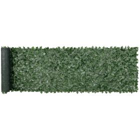 Ivy Privacy Fence, 39 x 158in Artificial Green Wall Screen, Greenery Ivy Fence with Mesh Cloth Backing and Strengthened Joint