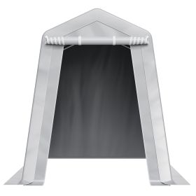 Outdoor Storage Shed, 6 x 8 ft Portable Storage Tent with Roll-up Door & Vents, Waterproof Canopy Shed Shelter, Heavy Duty Frame