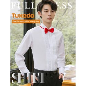 H-550 Buttonless Dress Shirt (Option: White 2XL)